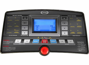 lifespan tr 500 treadmill console